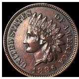 1886 Indian Head Cent NEARLY UNCIRCULATED NEARLY