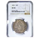 1831 Capped Bust Half Dollar NGC XF45