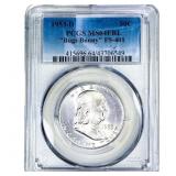 1953-D Franklin Half Dollar PCGS MS64 FBL "Bugs B