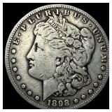 1898-S Silver Morgan Dollar ABOUT UNCIRCULATED A