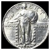 1930 Standing Liberty Silver Quarter CLOSELY UNCIR