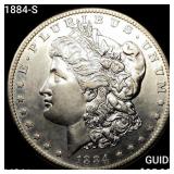 1884-S Morgan Silver Dollar UNCIRCULATED