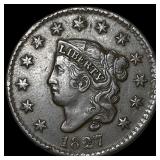 1827 Coronet Head Large Cent CHOICE AU