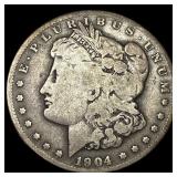 1904-S Silver Morgan Dollar LIGHTLY CIRCULATED