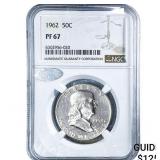 1962 Franklin Half Dollar NGC PF67