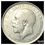 1916 Great Britain Silver Florin