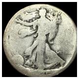1921-D Silver Walking Liberty Half Dollar  NICELY