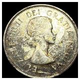 1956 Canada Silver 25 Cents GEM PROOF