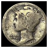 1921 Silver Mercury Dime NICELY CIRCULATED
