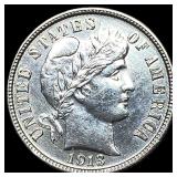 1913-S Silver Barber Dime CHOICE BU