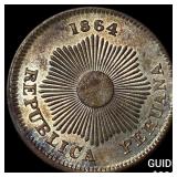 1864 Preu 1 Centavo