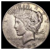 1935-S Silver Peace Dollar NEARLY UNCIRCULATED N
