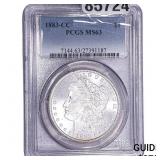 1883-CC Morgan Silver Dollar PCGS MS63