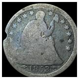 1853 Arrows Seated Liberty Half Dime NICELY CIRC