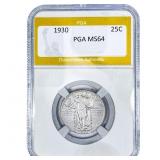 1930 Standing Liberty Quarter PGA MS64