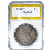 1878 8TF Morgan Silver Dollar PGA ZF45