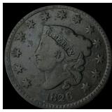 1826 Coronet Head Large Cent LIGHTLY CIRCULATED
