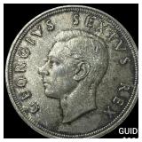 1948 South Africa Silver 5 Shillings
