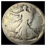 1916-D Silver Walking Liberty Half Dollar  NICELY