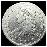 1810 Capped Bust Half Dollar ABOUT UNCIRCULATED