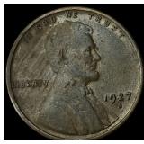1927-S Lincoln Wheat Cent CLOSELY UNCIRCULATED
