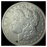 1891-CC Silver Morgan Dollar LIGHTLY CIRCULATED
