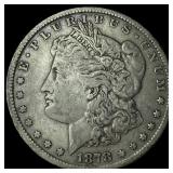 1878-CC Silver Morgan Dollar NEARLY UNCIRCULATED