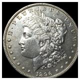 1896 Silver Morgan Dollar CHOICE BU CHOICE BU