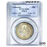 1936-S Columbia Half Dollar PCGS MS65