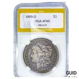 1899-O Morgan Silver Dollar PGA XF40 Micro O