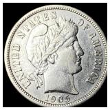 1905-S Silver Barber Dime CLOSELY UNCIRCULATED