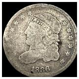 1836 Capped Bust Half Dime CLOSELY  UNCIRCULATED