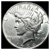 1934-S Silver Peace Dollar UNCIRCULATED