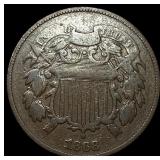 1868 Two-Cent Piece LIGHTLY CIRCULATED