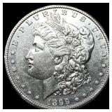 1899-S Silver Morgan Dollar CLOSELY UNCIRCULATED