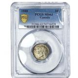 1888 10C Canada PCGS MS63