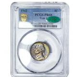 1942 Jefferson Nickel PCGS PR68