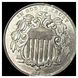1867 Shield Nickel UNCIRCULATED UNCIRCULATED