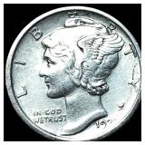 1920-S Silver Mercury Dime CLOSELY  UNCIRCULATED