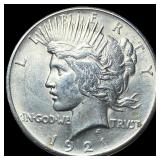 1921 Silver Peace Dollar CLOSELY UNCIRCULATED