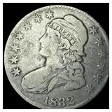 1832 Capped Bust Half Dollar LIGHTLY CIRCULATED