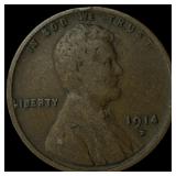 1914-D Lincoln Wheat Cent CLOSELY UNCIRCULATED