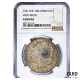 1921 Morgan Silver Dollar NGC G Wide Reeds