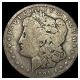 1894-O Silver Morgan Dollar NICELY CIRCULATED NIC