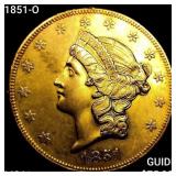 1851-O $20 Gold Double Eagle UNCIRCULATED