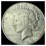 1923-S Silver Peace Dollar LIGHTLY CIRCULATED