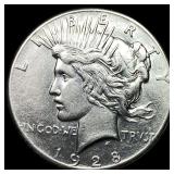 1928 Silver Peace Dollar CLOSELY UNCIRCULATED CLO