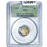1927-S Mercury Silver Dime PCGS MS62
