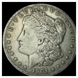 1901-S Silver Morgan Dollar LIGHTLY CIRCULATED