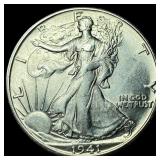 1941-S Silver Walking Liberty Half Dollar UNCIRC